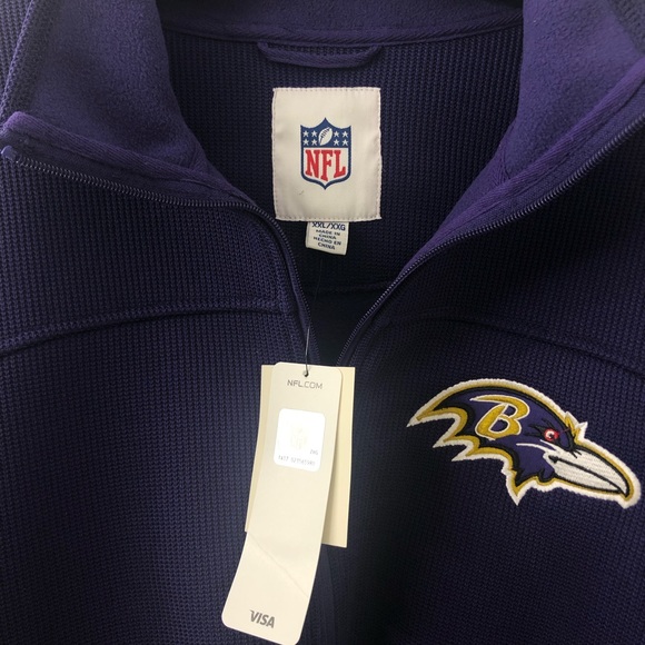 NFL Ravens Official Textured Jacket-NWT - Picture 3 of 5